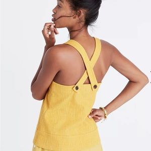 Madewell Apron Cross-Back Tank Top